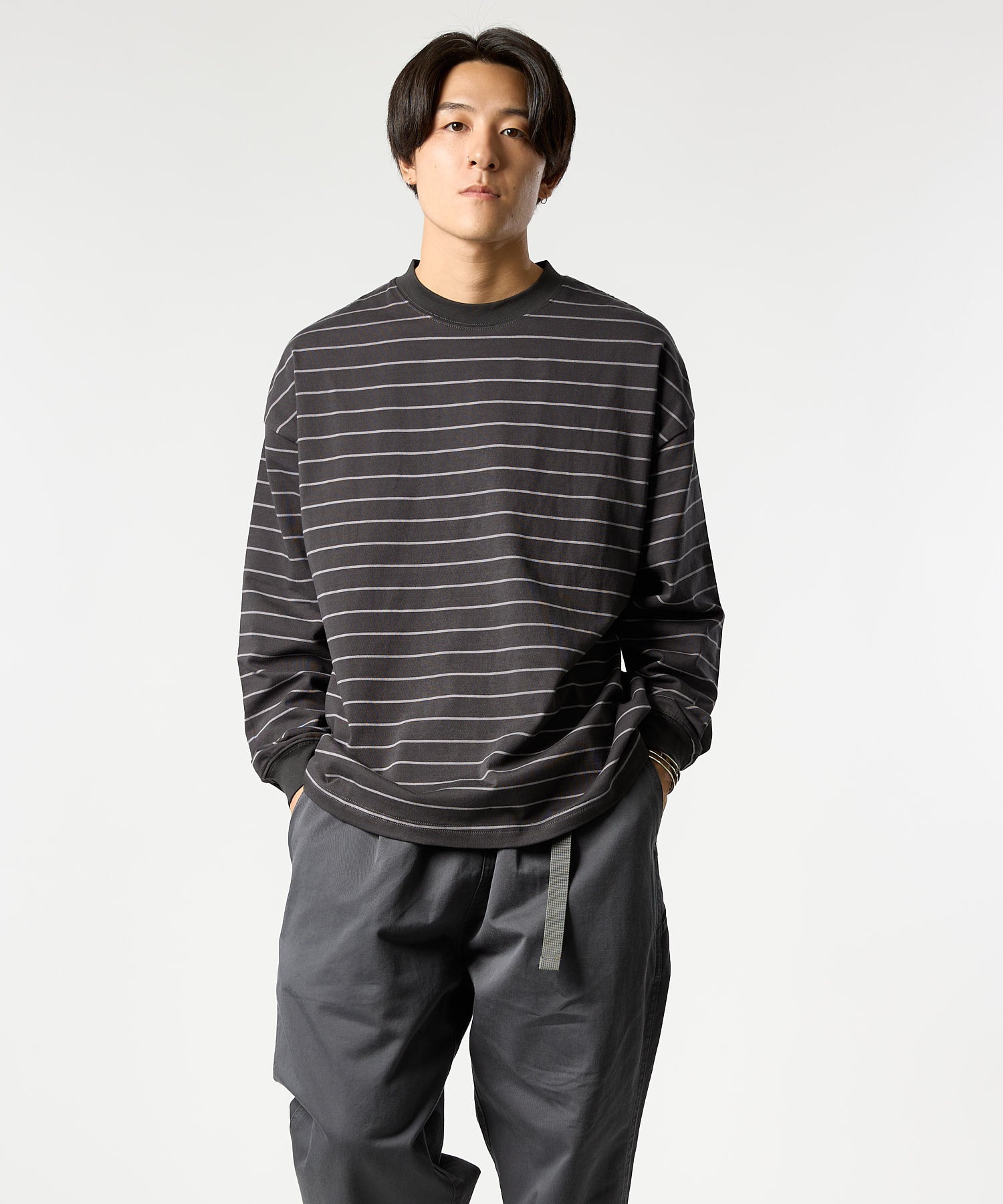 【10.22 WED 18:00~ IN STOCK】WIDE BORDER L/S TEE