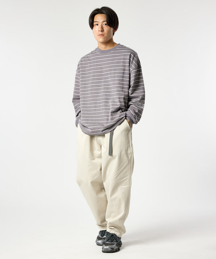 【10.22 周三 18:00~ 有货】宽边长袖T恤