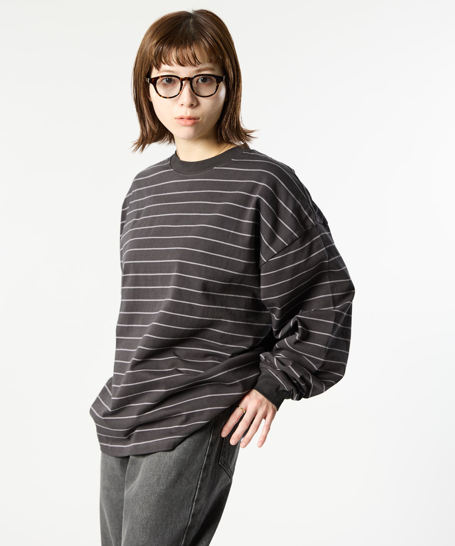 【10.22 WED 18:00~ IN STOCK】WIDE BORDER L/S TEE