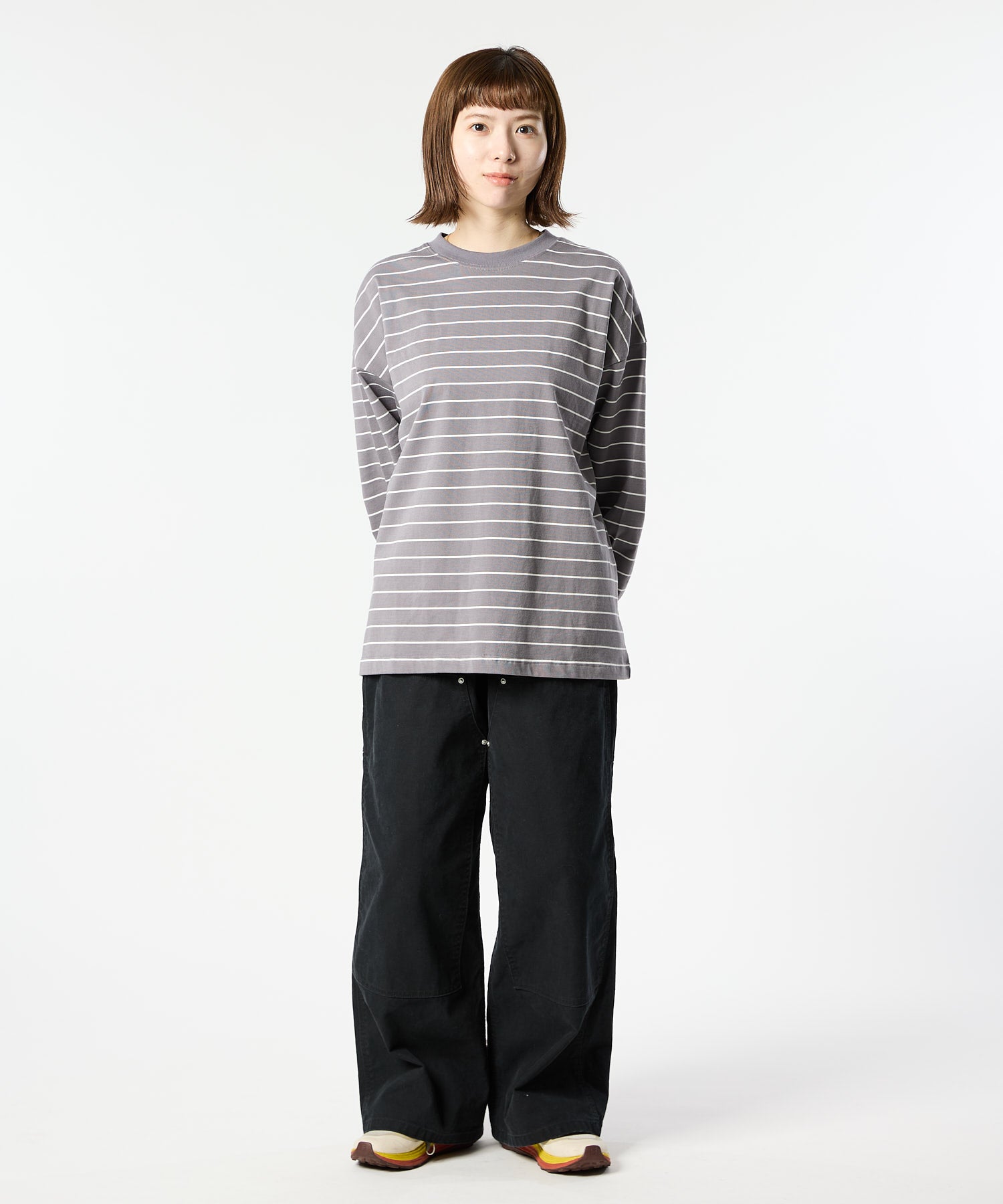 WIDE BORDER L/S TEE