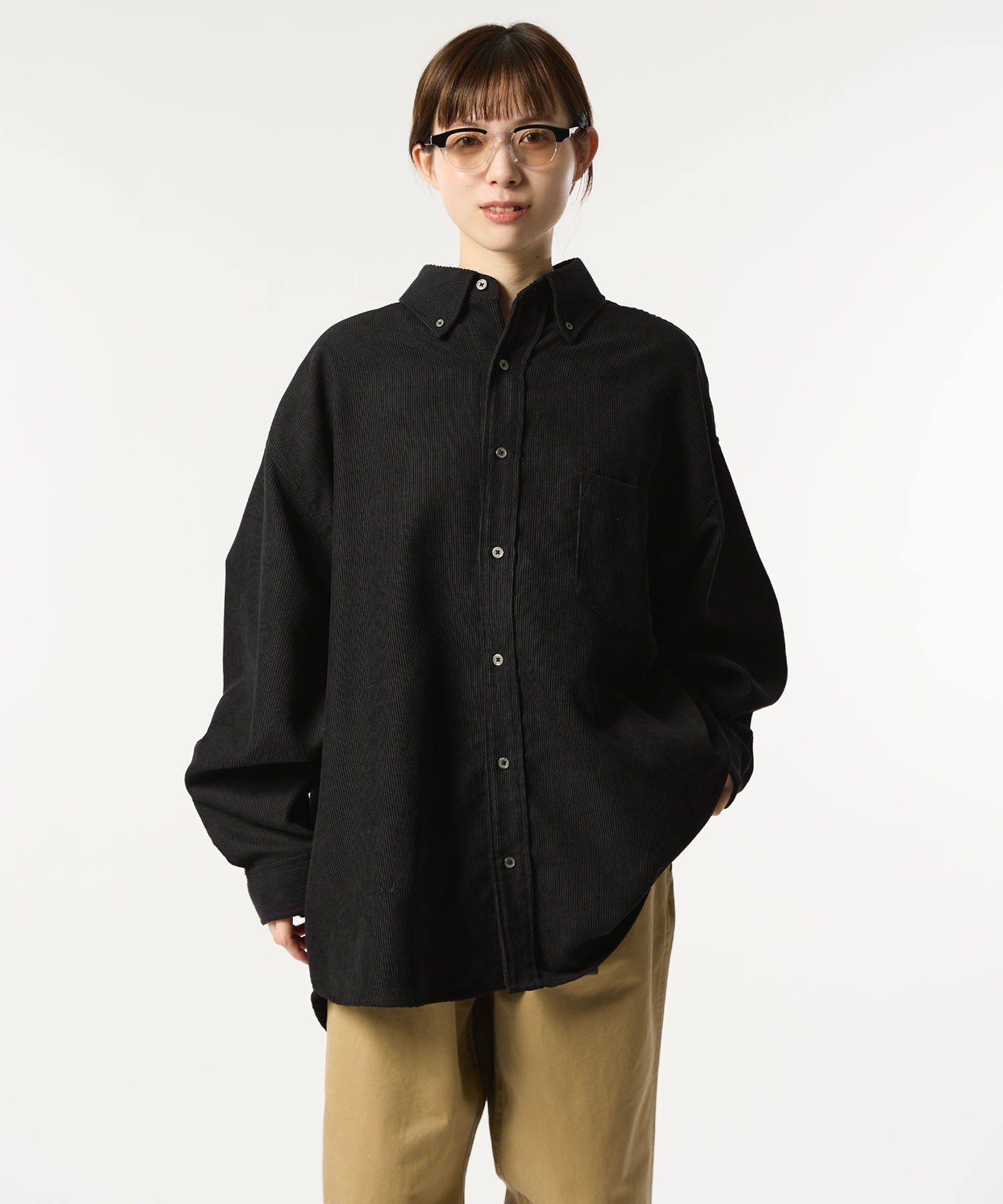 OVERSIZED CORDUROY SHIRT