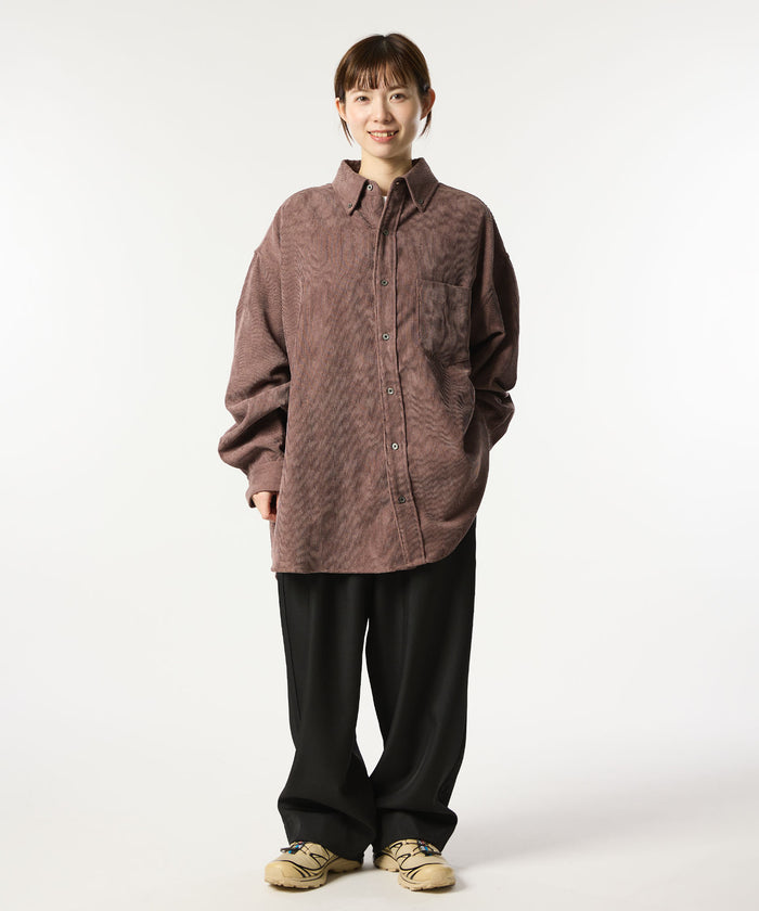 OVERSIZED CORDUROY SHIRT