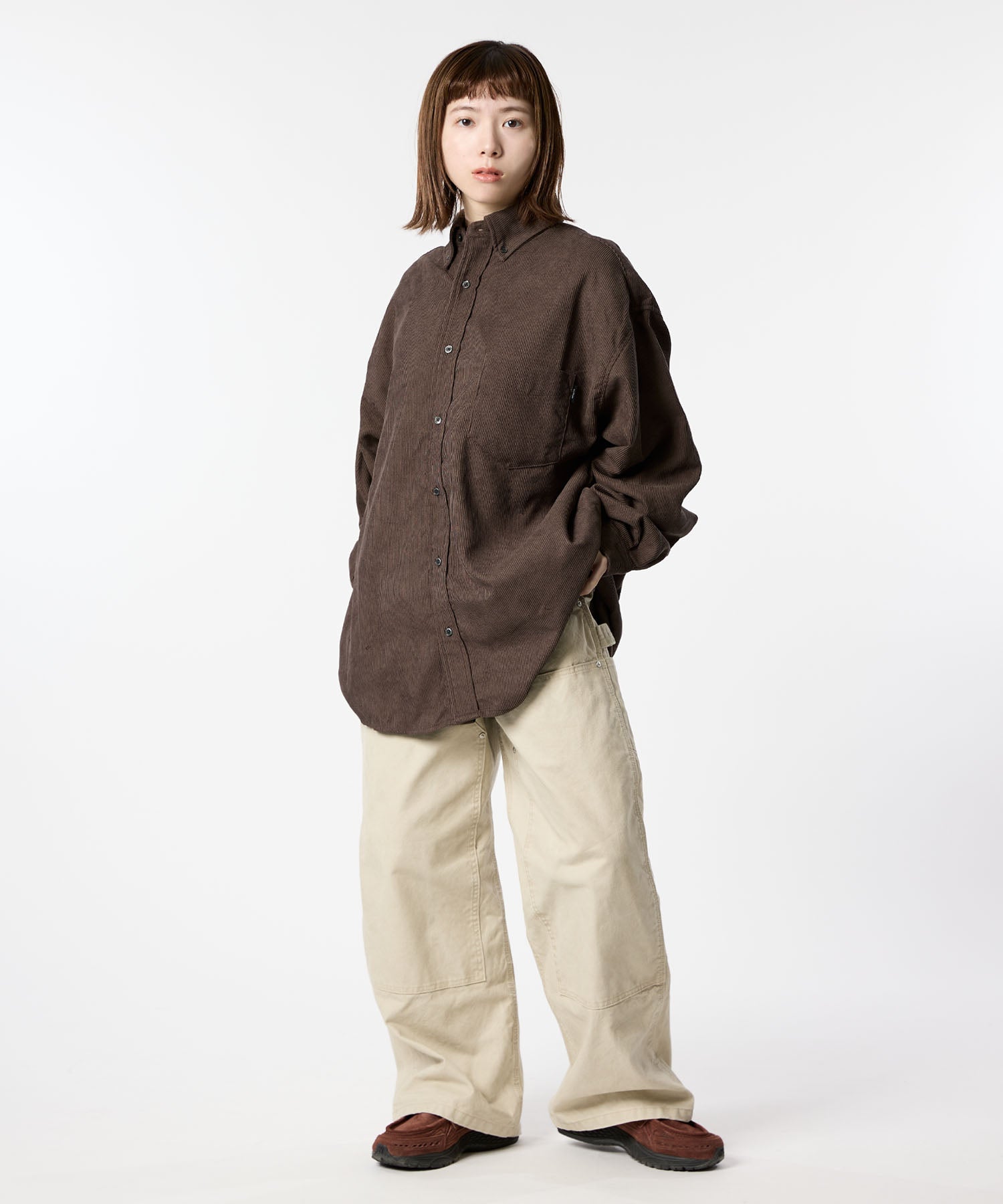 OVERSIZED CORDUROY SHIRT