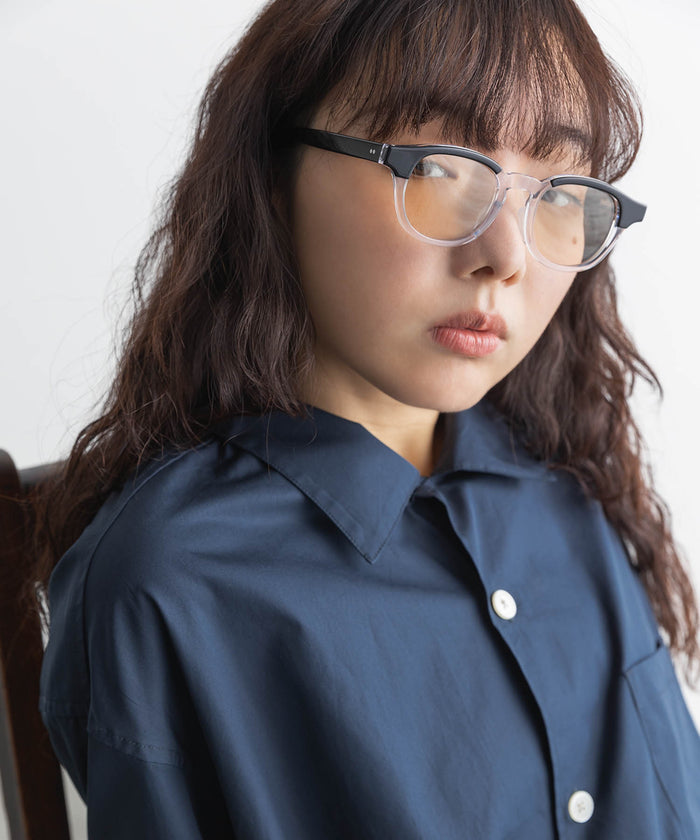 KANEKO OPTICAL × meltum EYEWEAR BLACK×CLEAR
