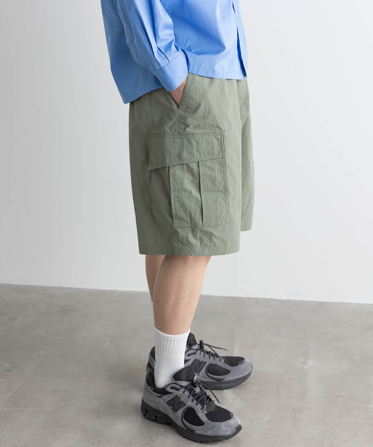 NYLON CARGO SHORTS