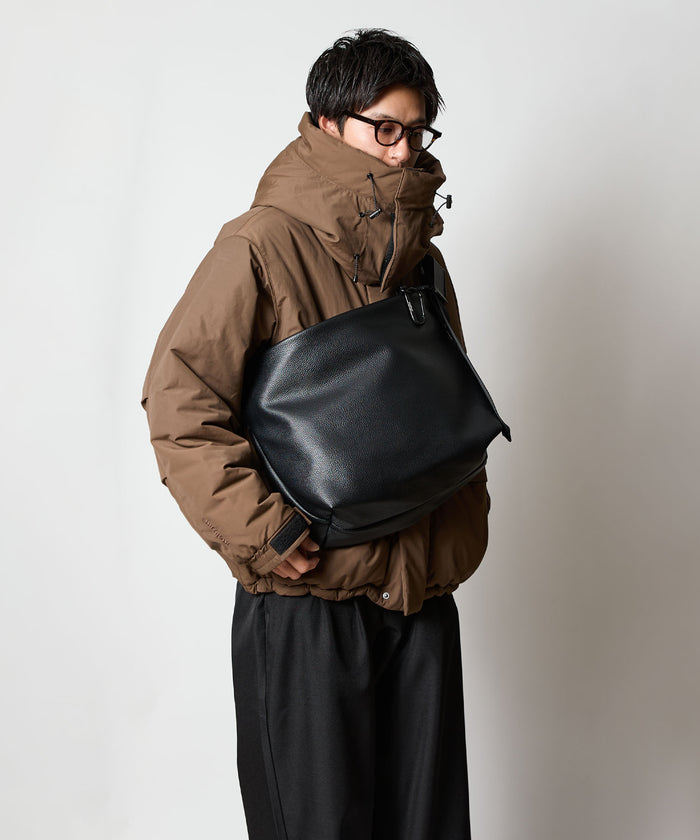 LEATHER MESSENGER BAG(M)