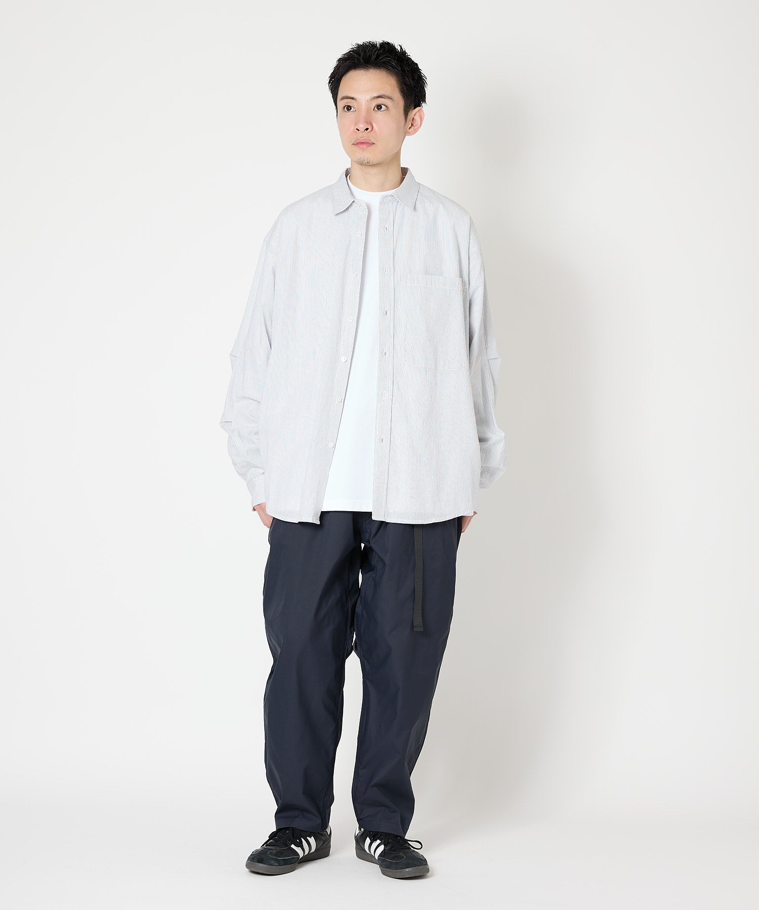 STRIPE TECH SHIRT L/S