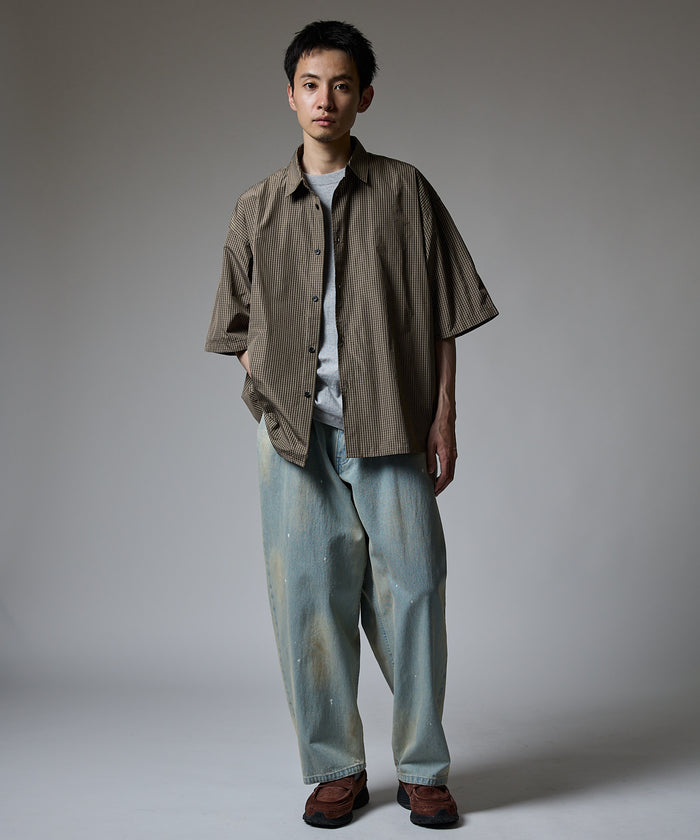 BAGGY DENIM VINTAGE DYED