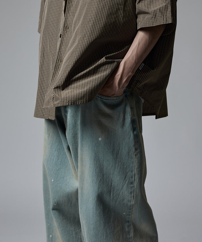 BAGGY DENIM VINTAGE DYED