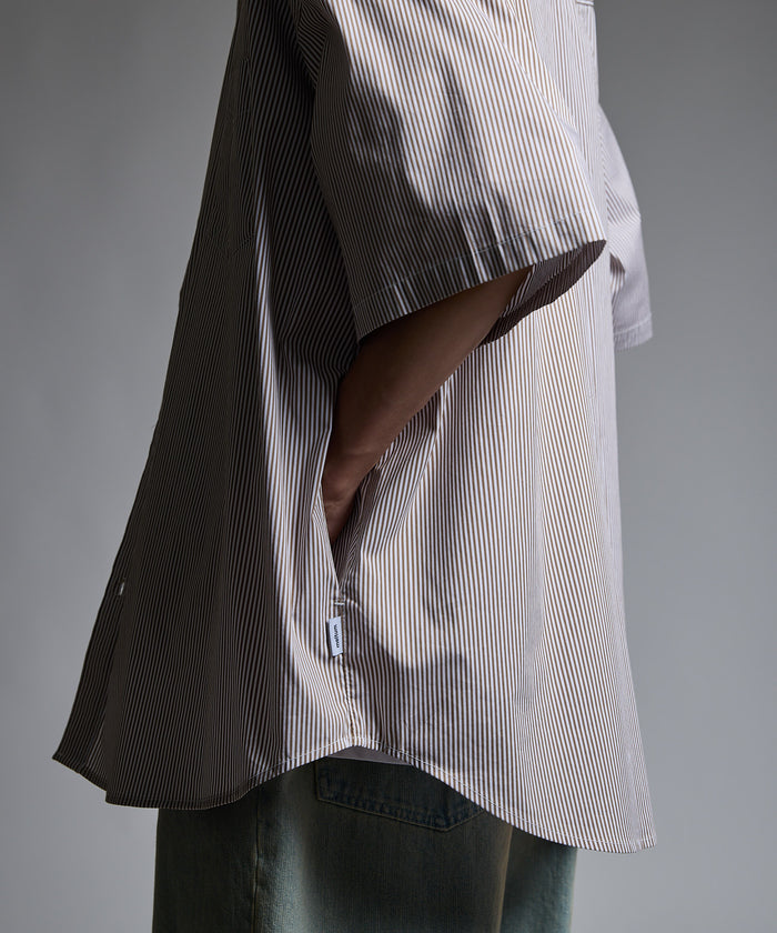 LOOSE STRIPE SHIRT S/S