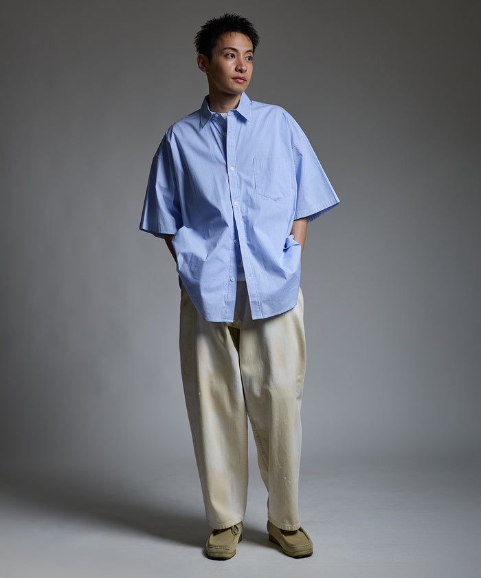 LOOSE STRIPE SHIRT S/S