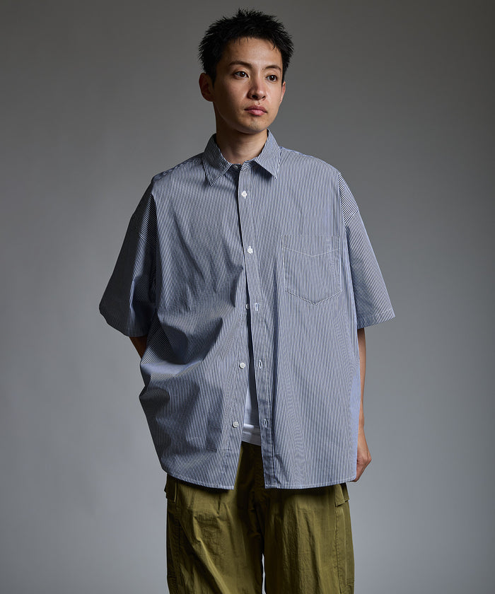 LOOSE STRIPE SHIRT S/S