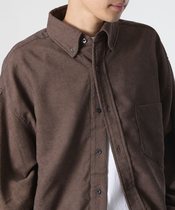 OVERSIZED CORDUROY SHIRT