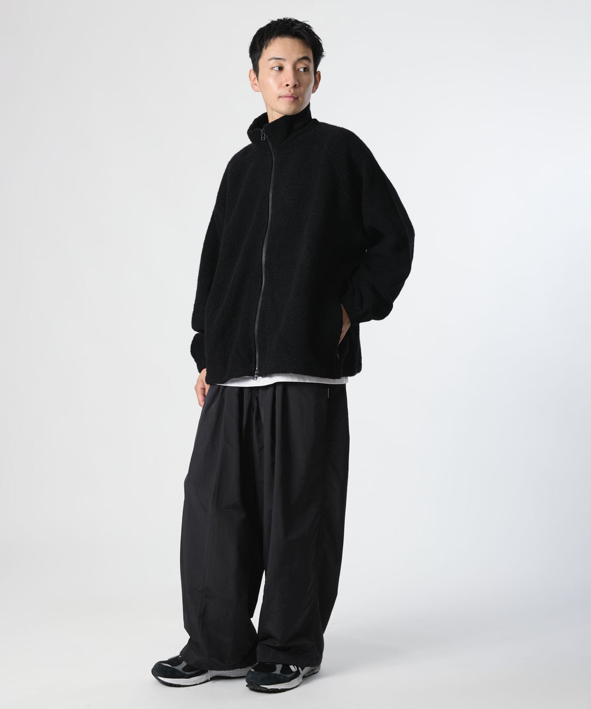 BOUCLE ZIP BLOUSON