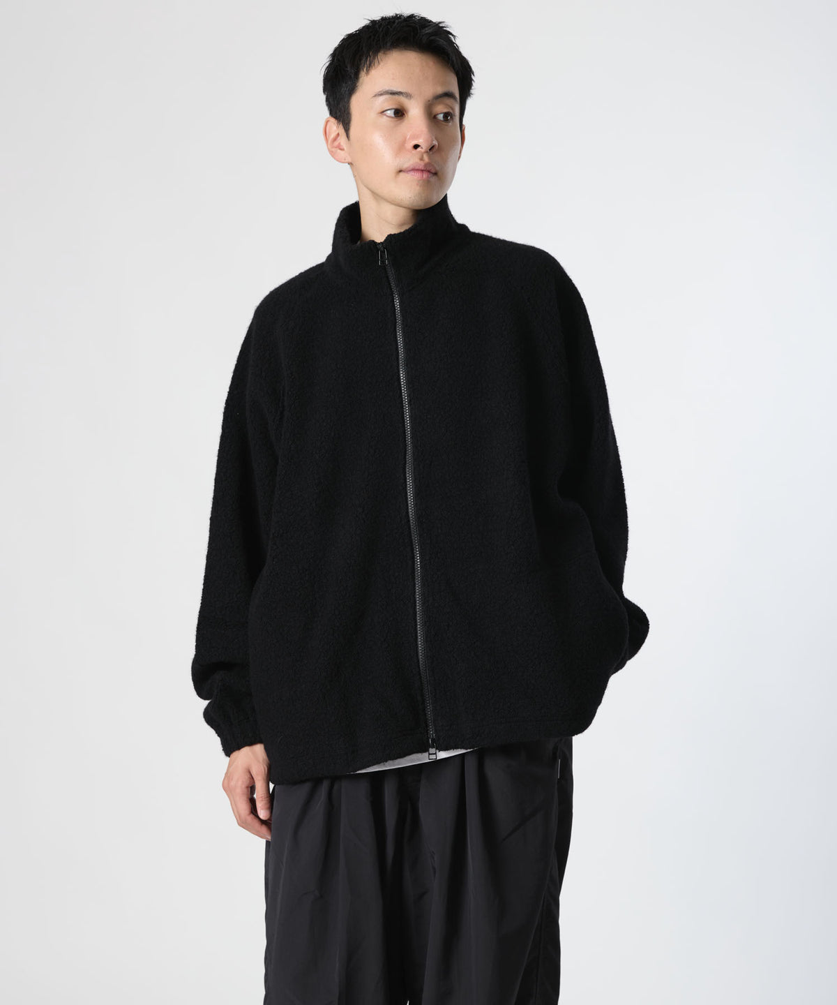 BOUCLE ZIP BLOUSON