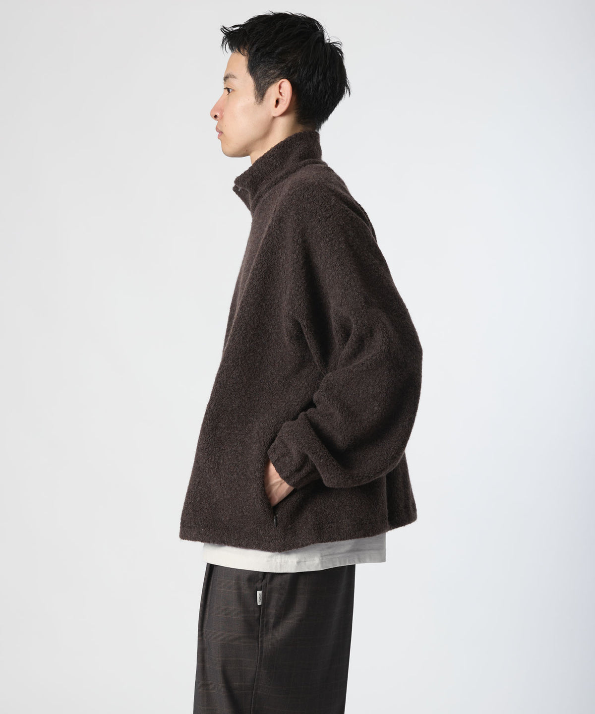 BOUCLE ZIP BLOUSON
