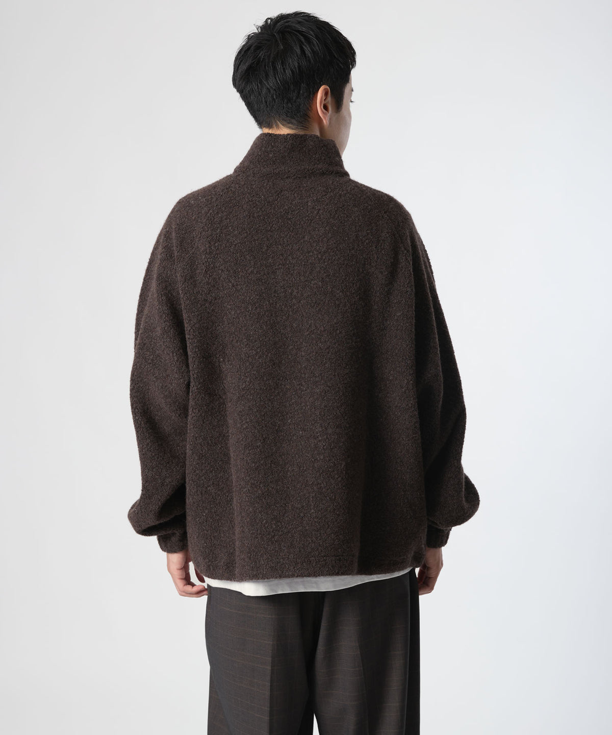 BOUCLE ZIP BLOUSON