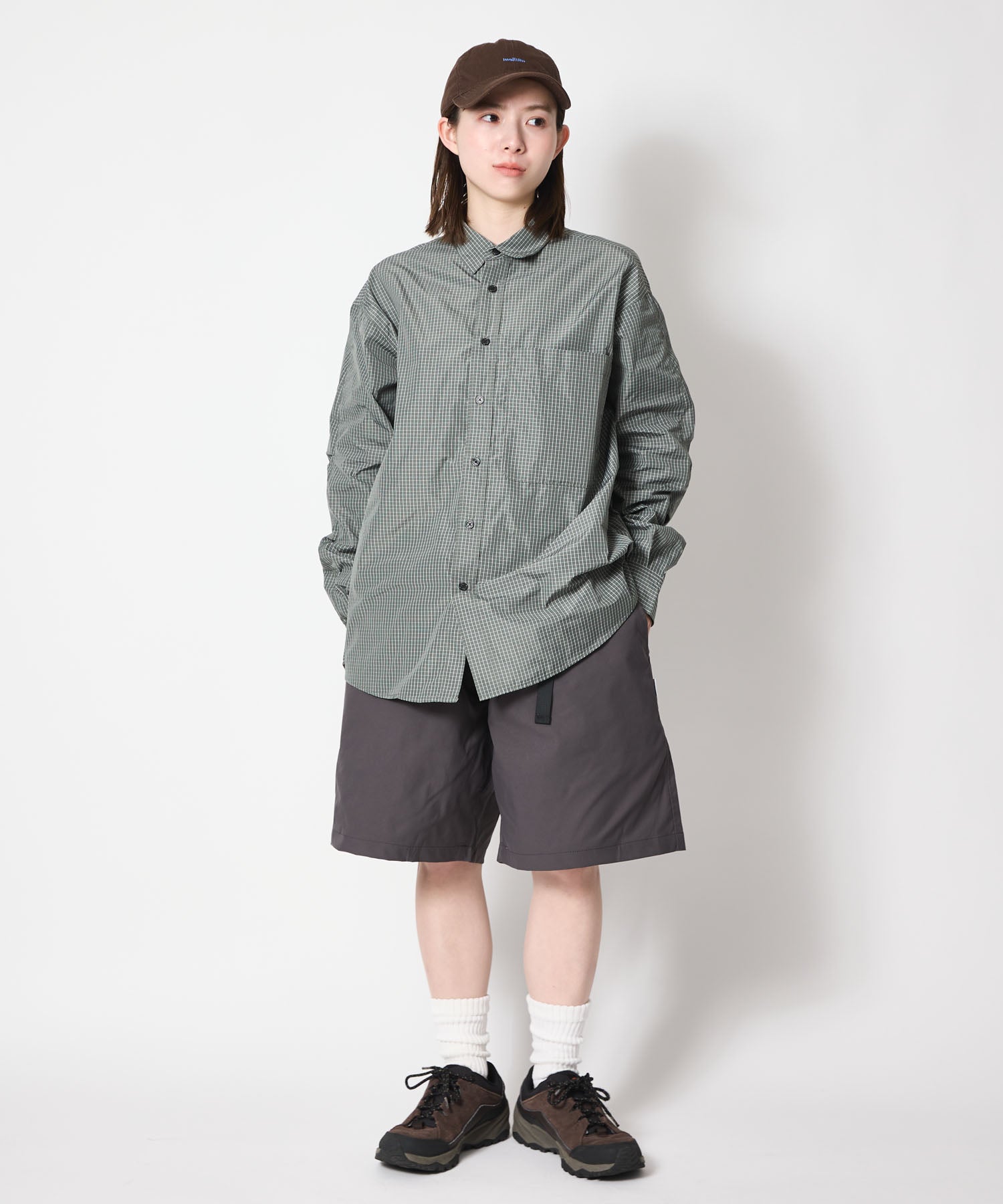 GRAPH CHECK TECH SHIRTS L/S