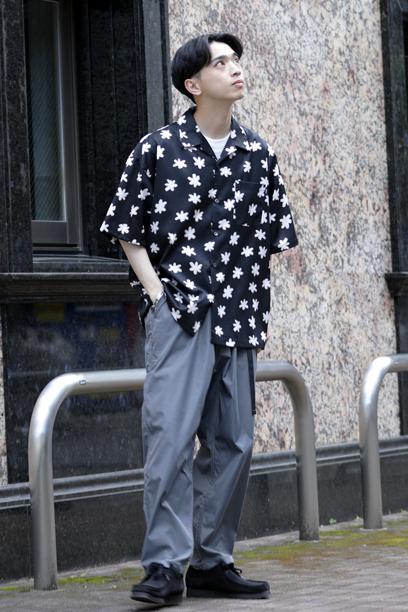 FLOWER OPEN COLLAR SHIRT