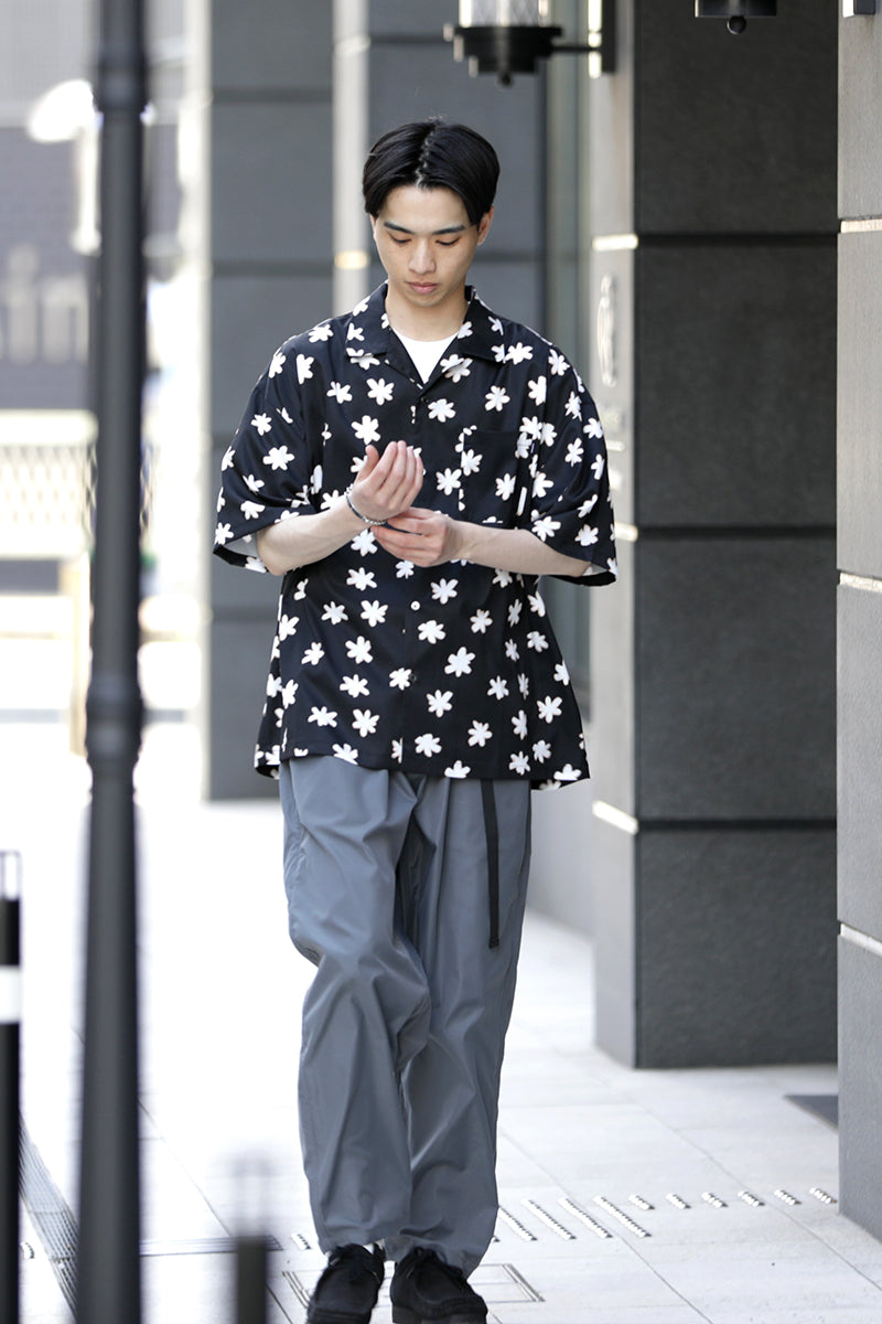 FLOWER OPEN COLLAR SHIRT
