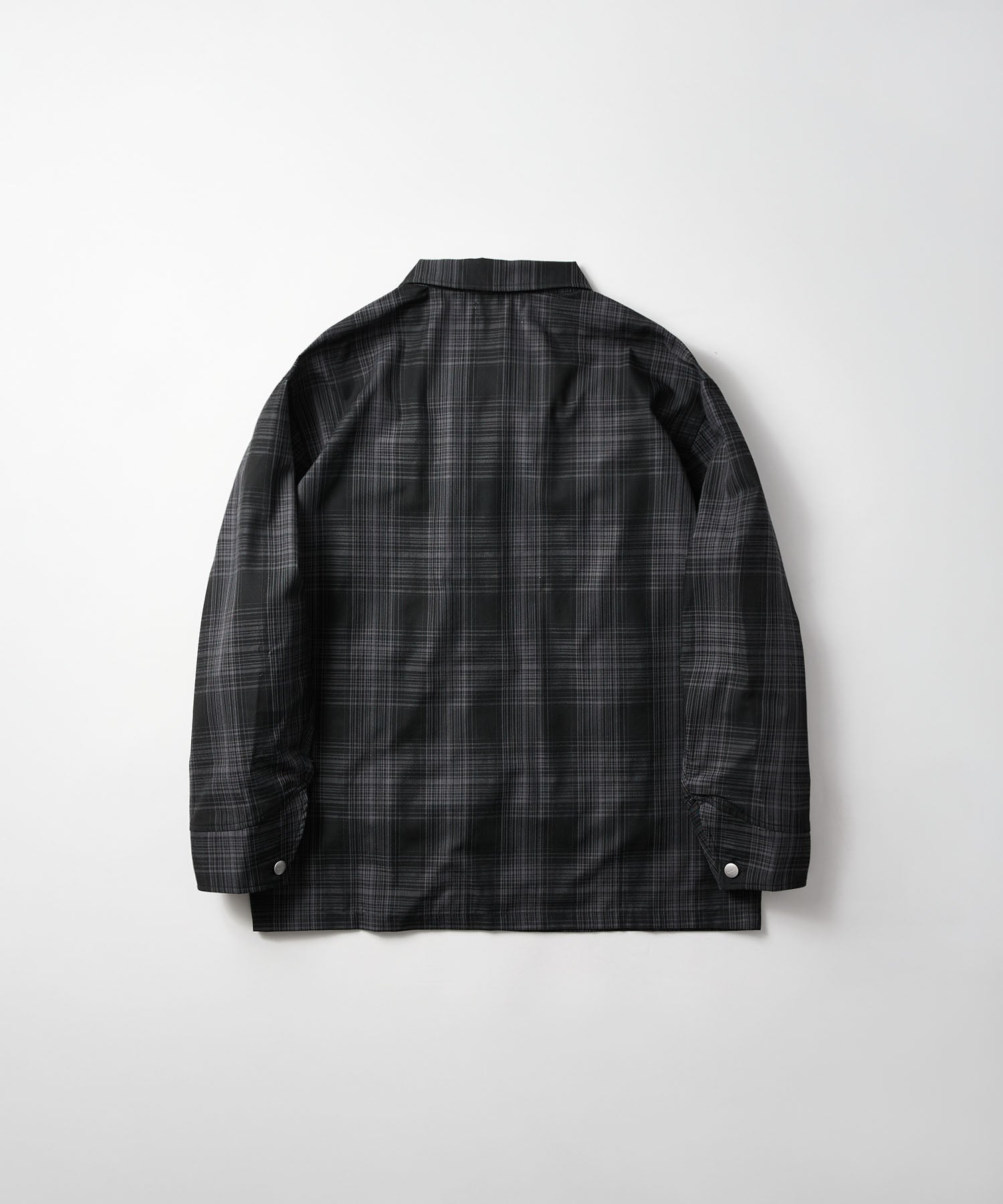 OMBRE CHECK COVERALL JACKET