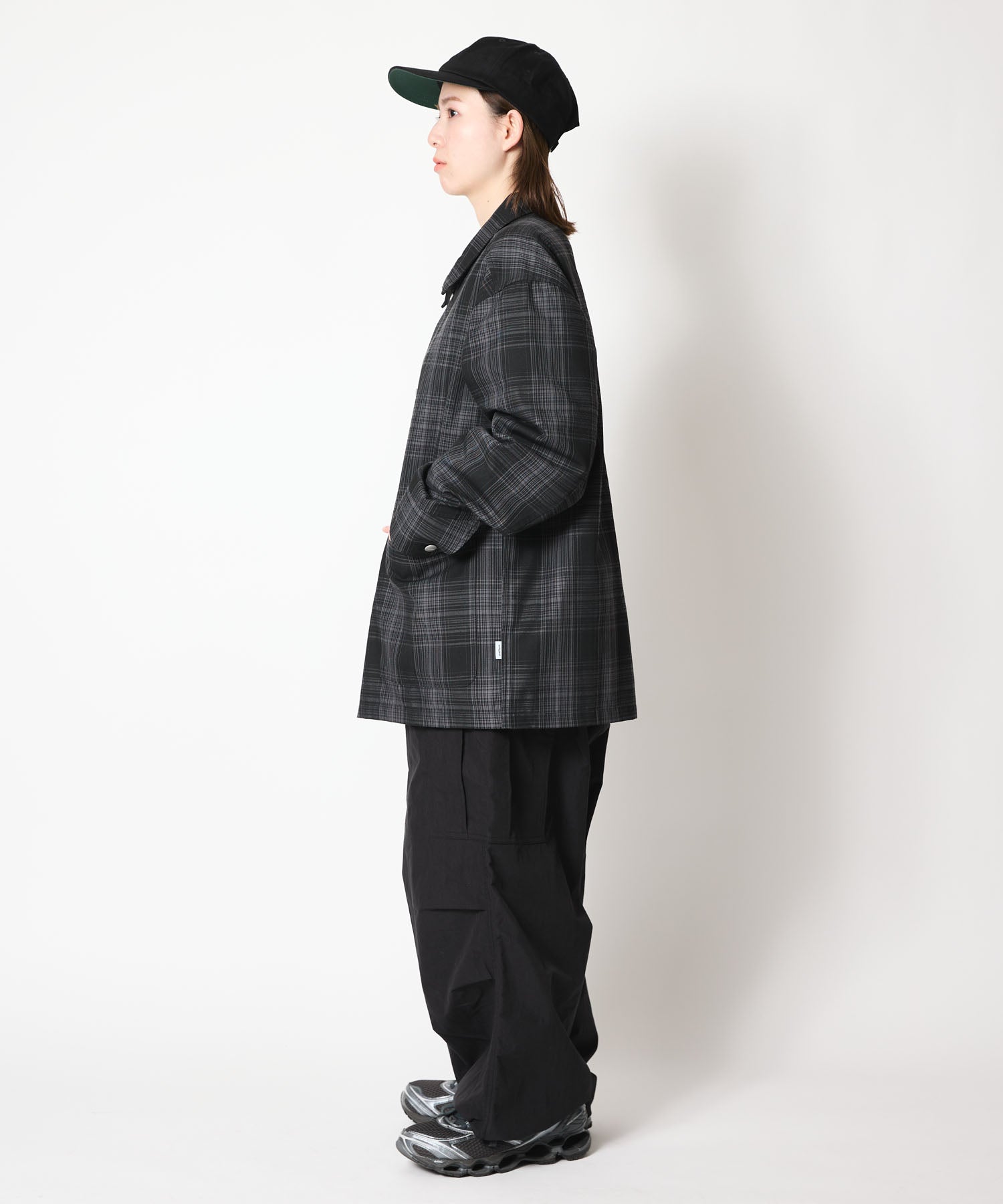 【3.13 FRI 18:00~ INSTOCK】OMBRE CHECK COVERALL JACKET
