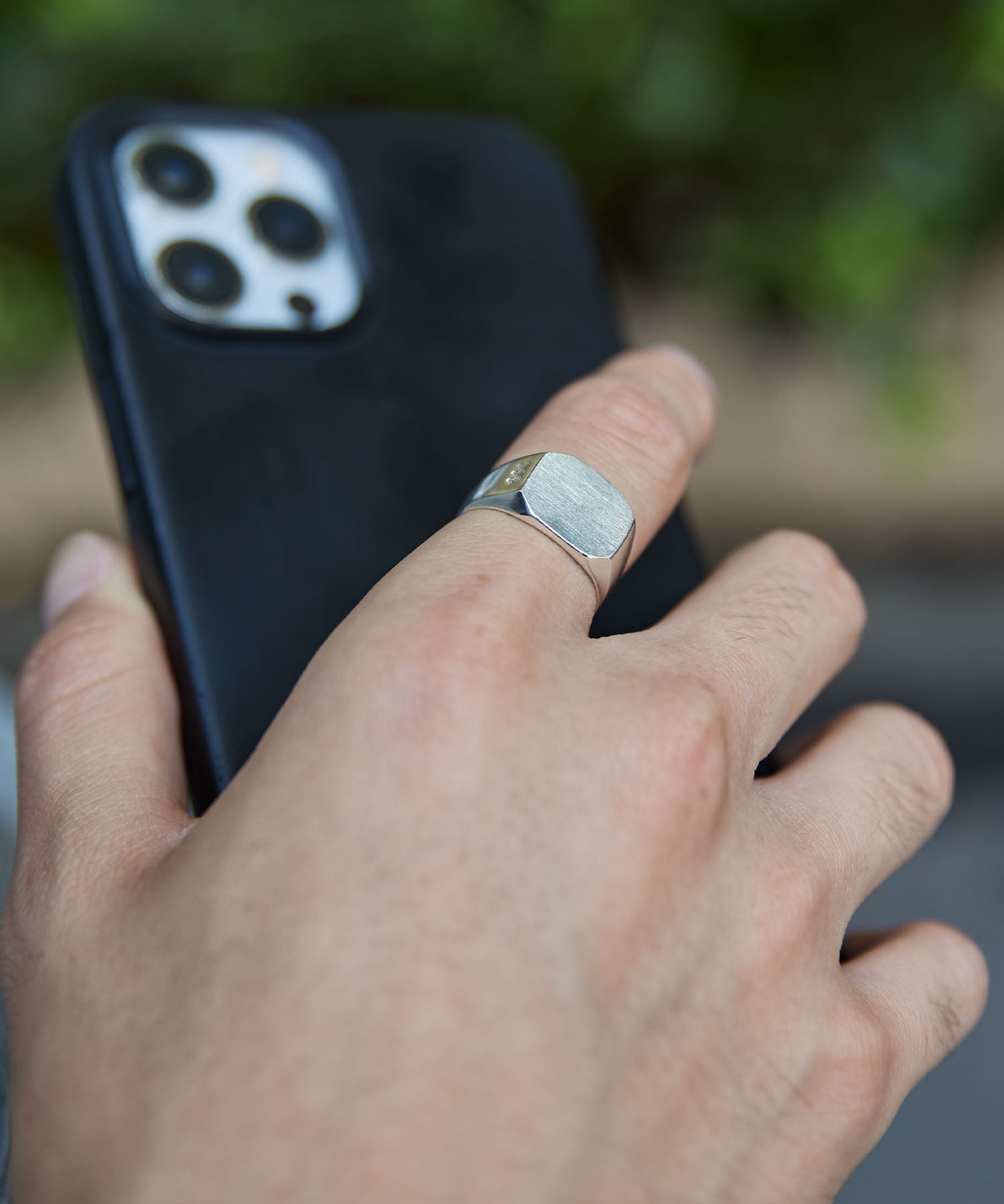【2025.6.6 FRI 18:00~ INSTOCK】SATIN SIGNET RING