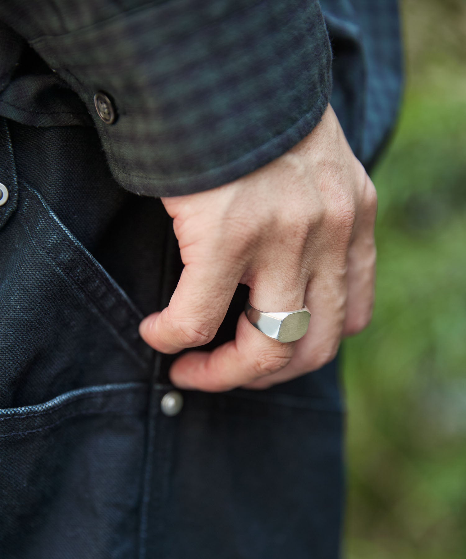 【2025.6.6 FRI 18:00~ INSTOCK】SATIN SIGNET RING