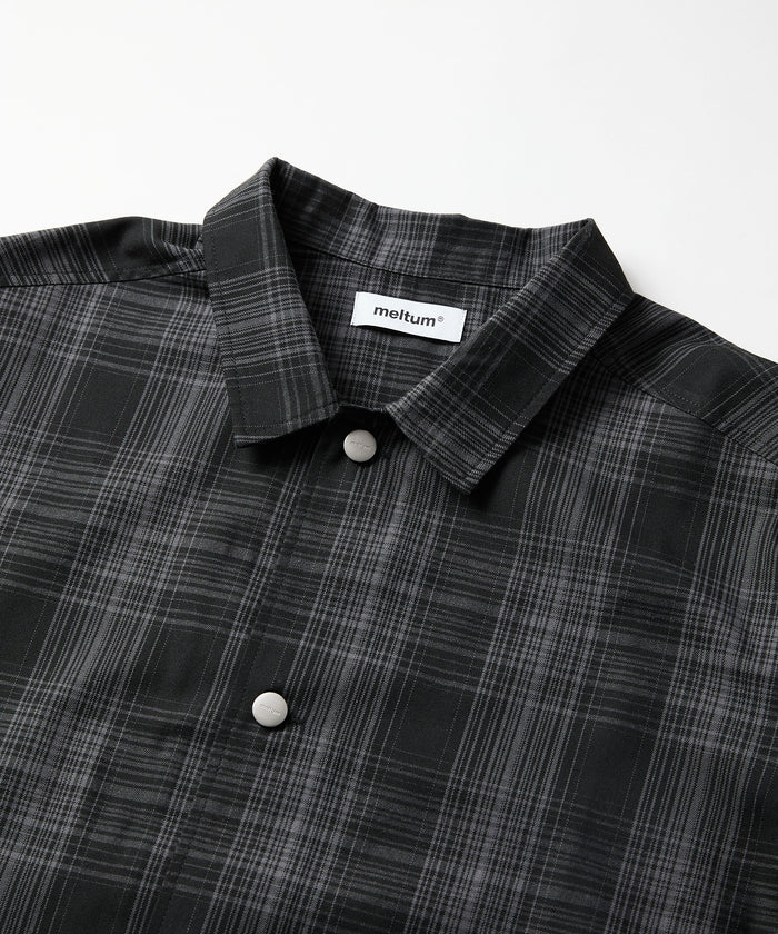 OMBRE CHECK COVERALL JACKET