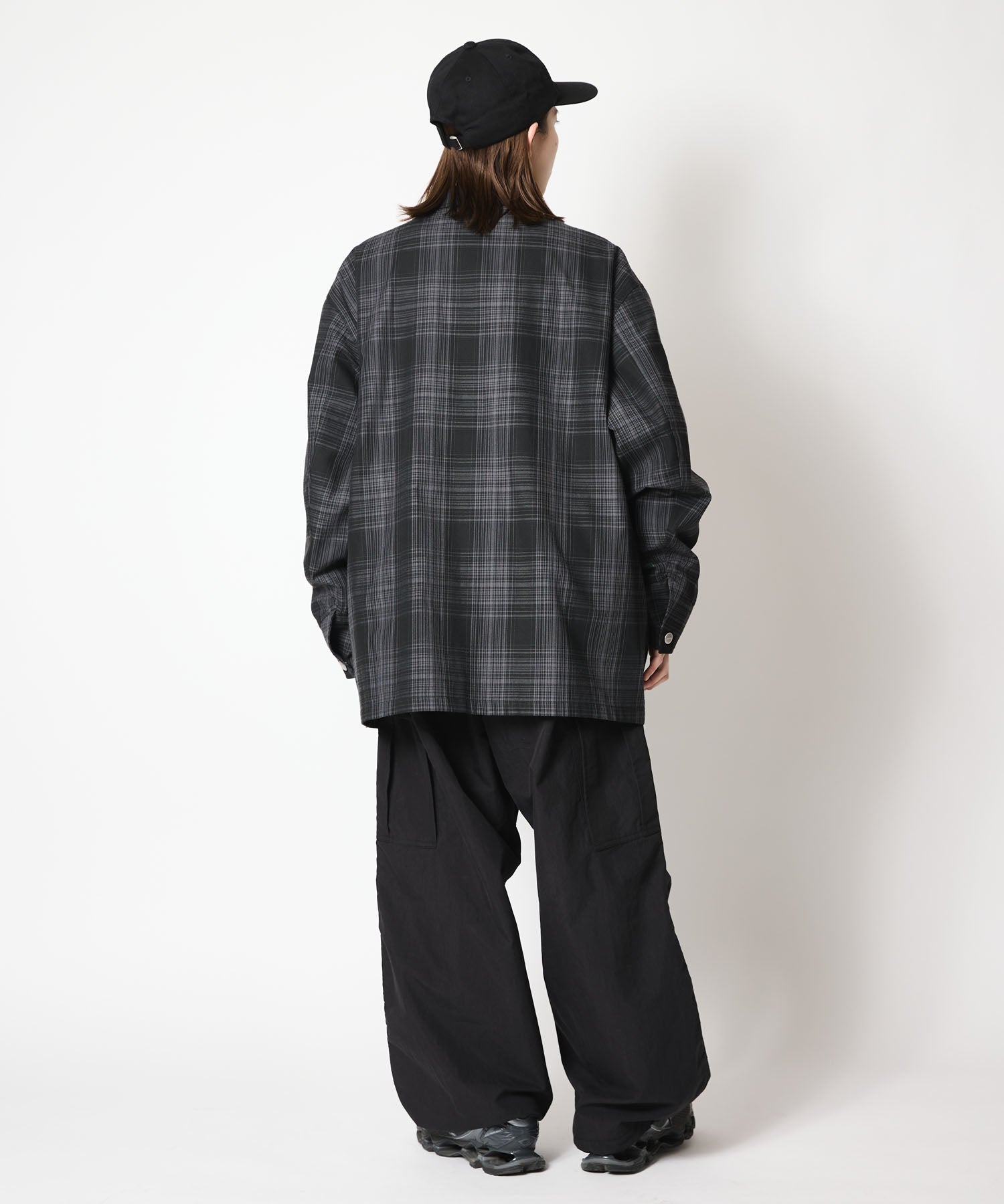 【3.13 FRI 18:00~ INSTOCK】OMBRE CHECK COVERALL JACKET