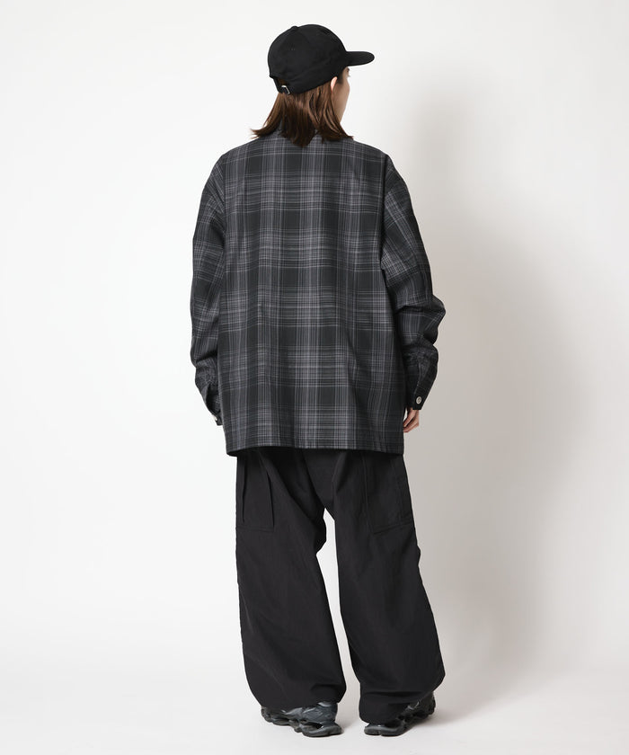 OMBRE CHECK COVERALL JACKET