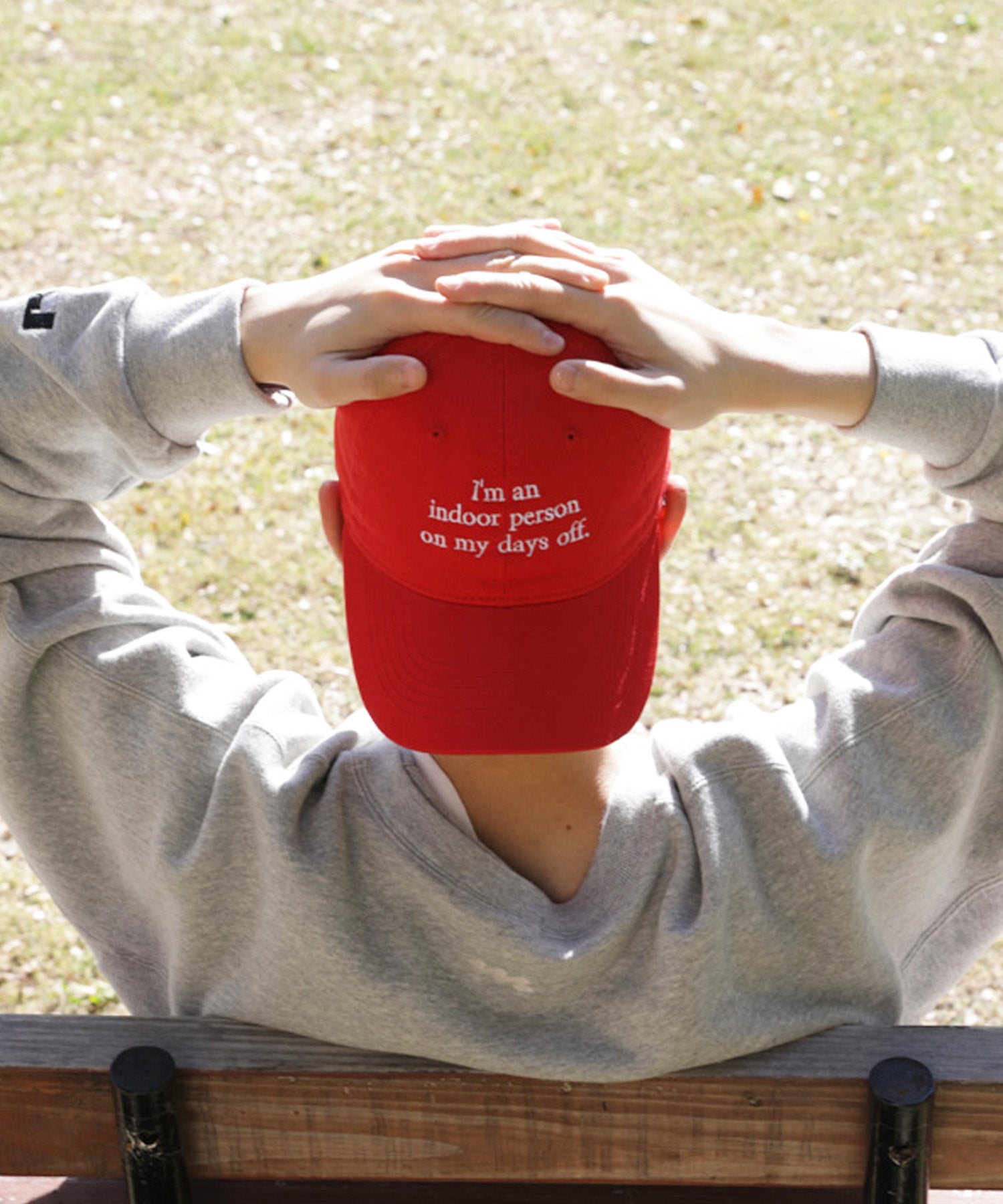 Indoor person Cap