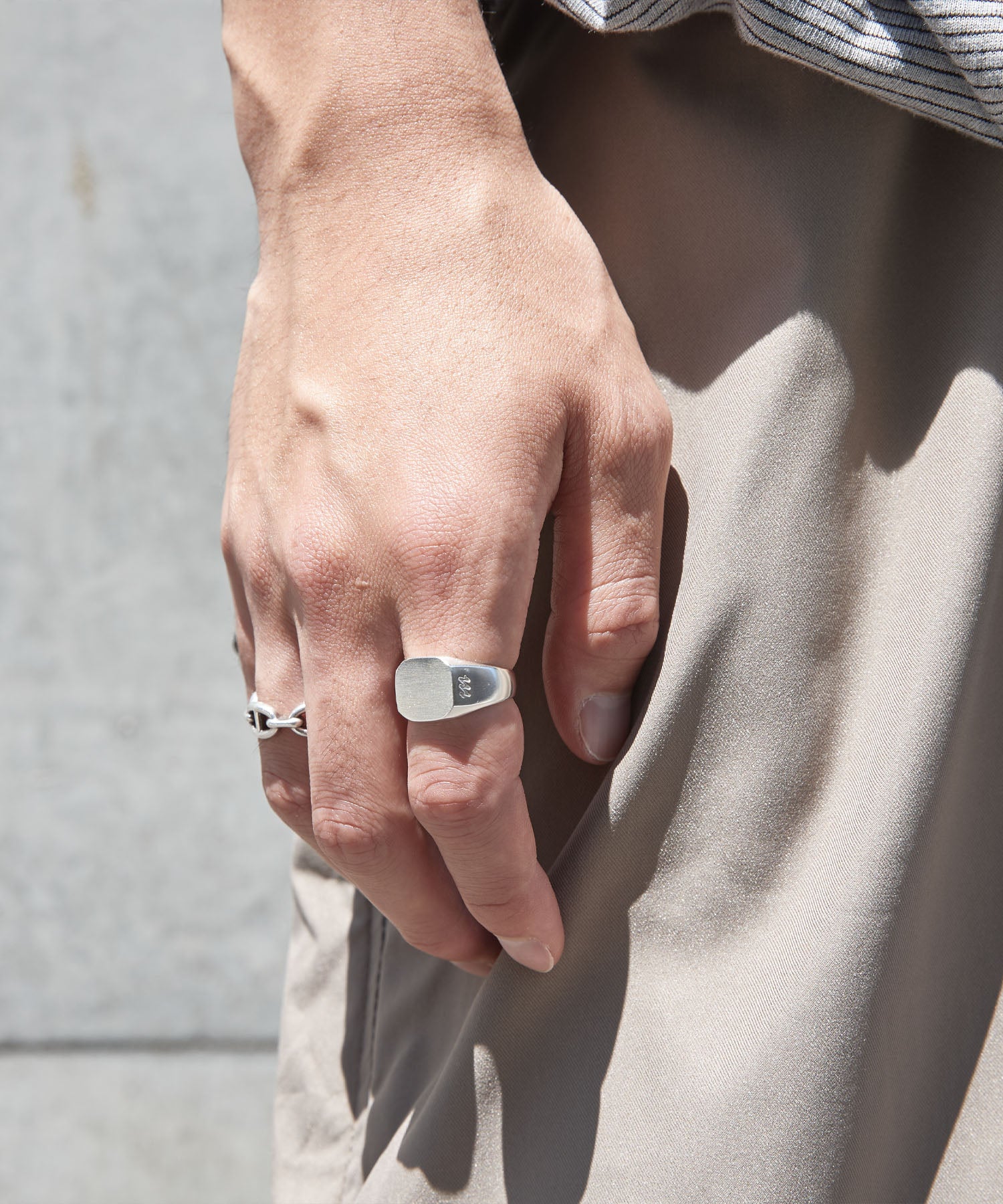 【2025.6.6 FRI 18:00~ INSTOCK】SATIN SIGNET RING