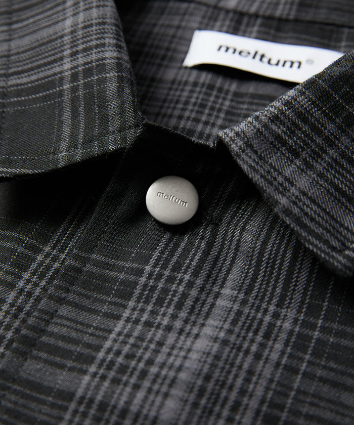 OMBRE CHECK COVERALL JACKET