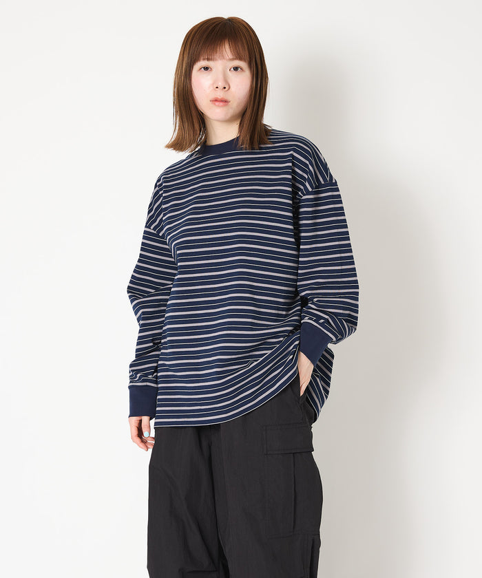 MULTI BORDER L/S TEE