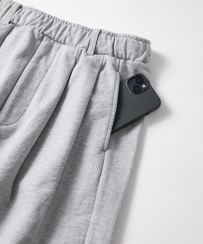 2TUCK WIDE SWEAT PANTS