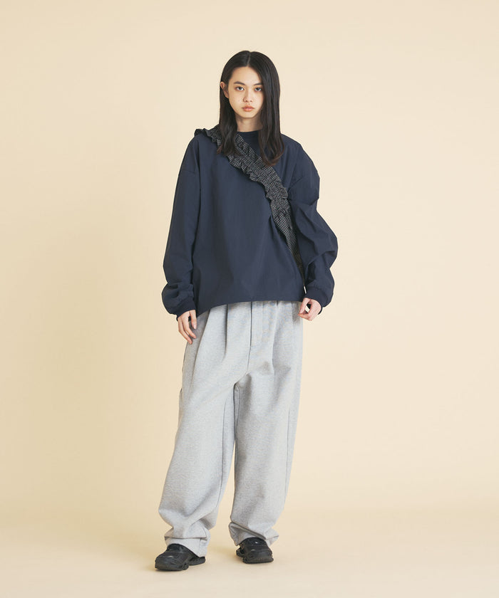 2TUCK WIDE SWEAT PANTS