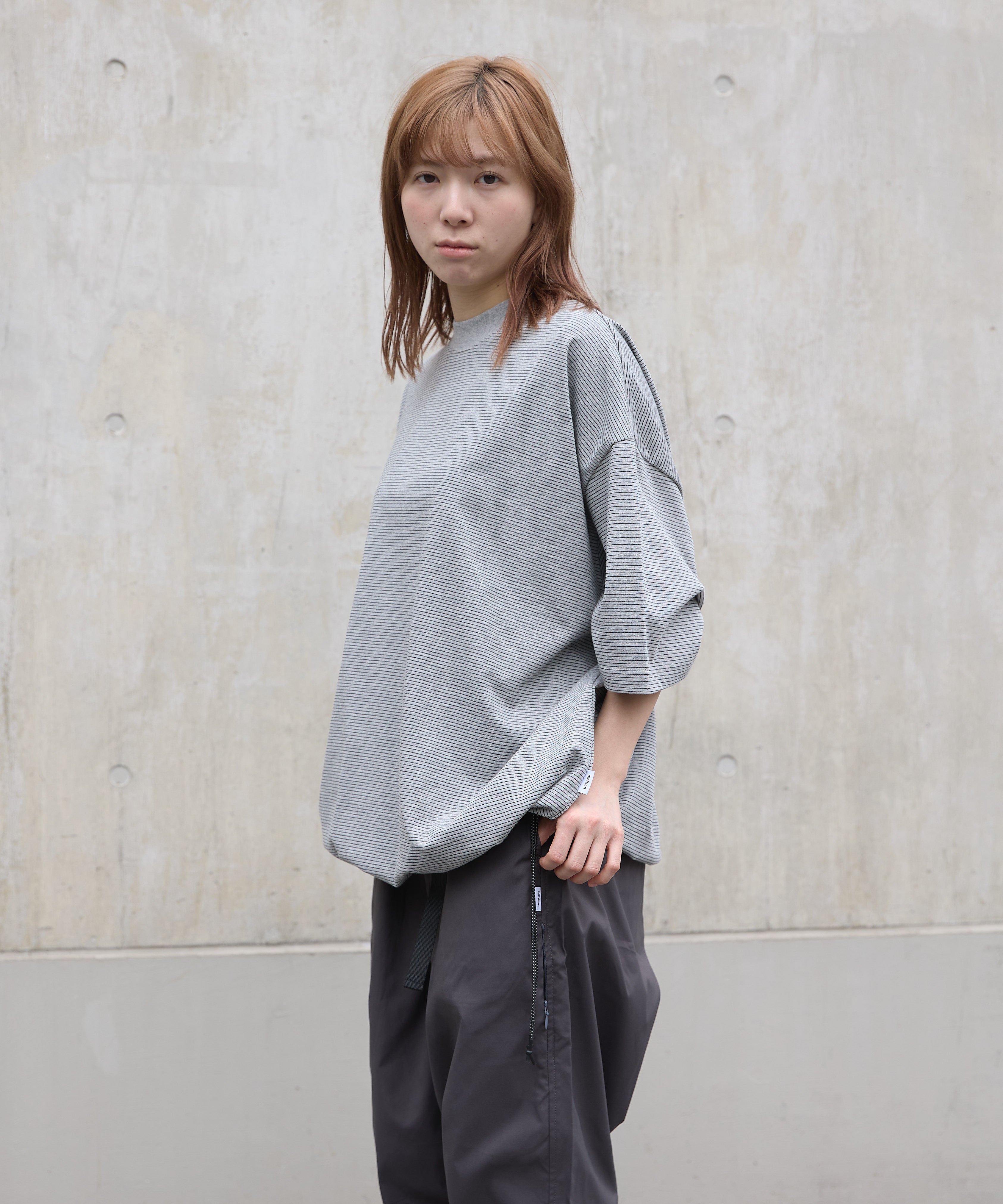 BORDER BALLOON TEE S/S