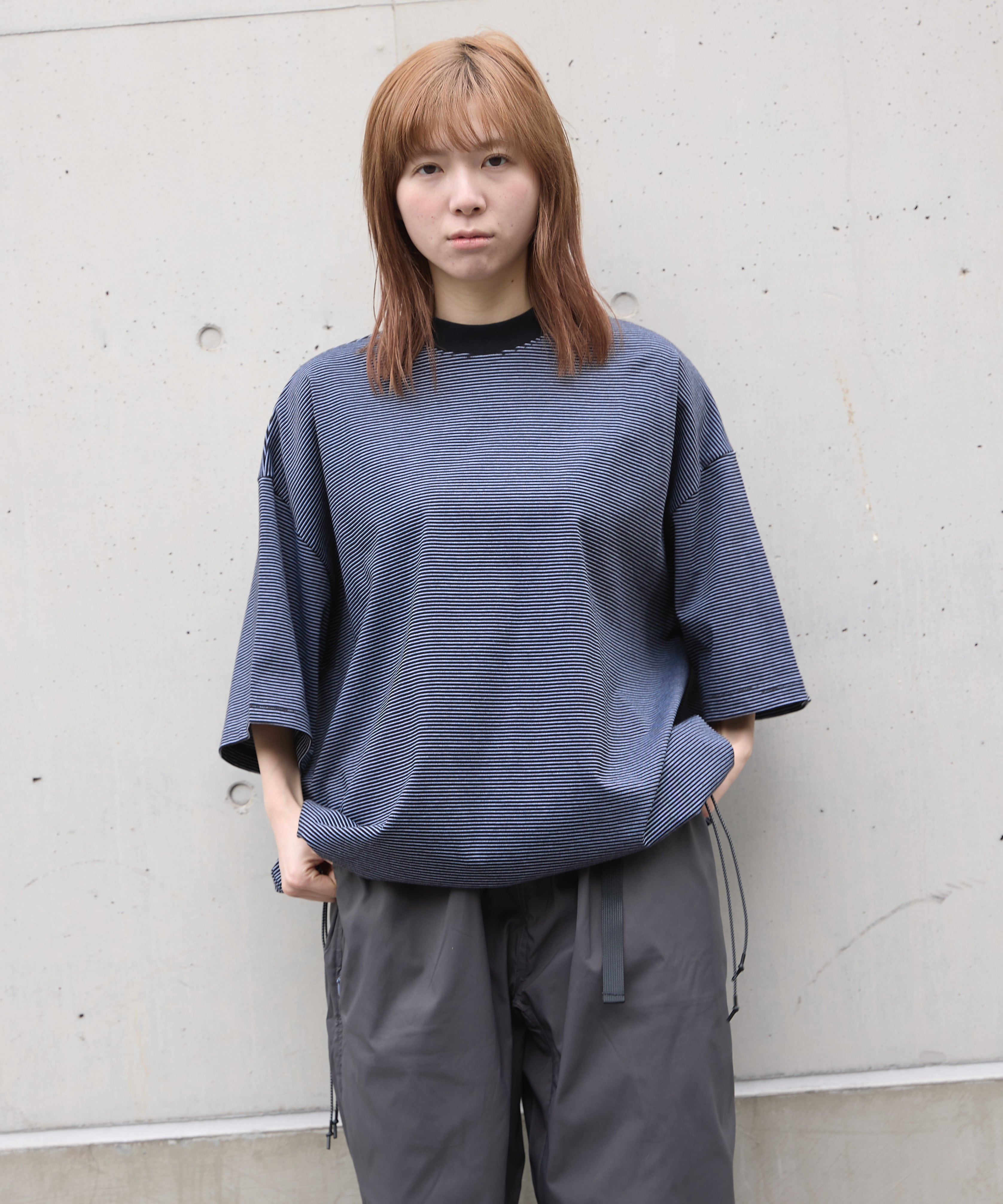 BORDER BALLOON TEE S/S