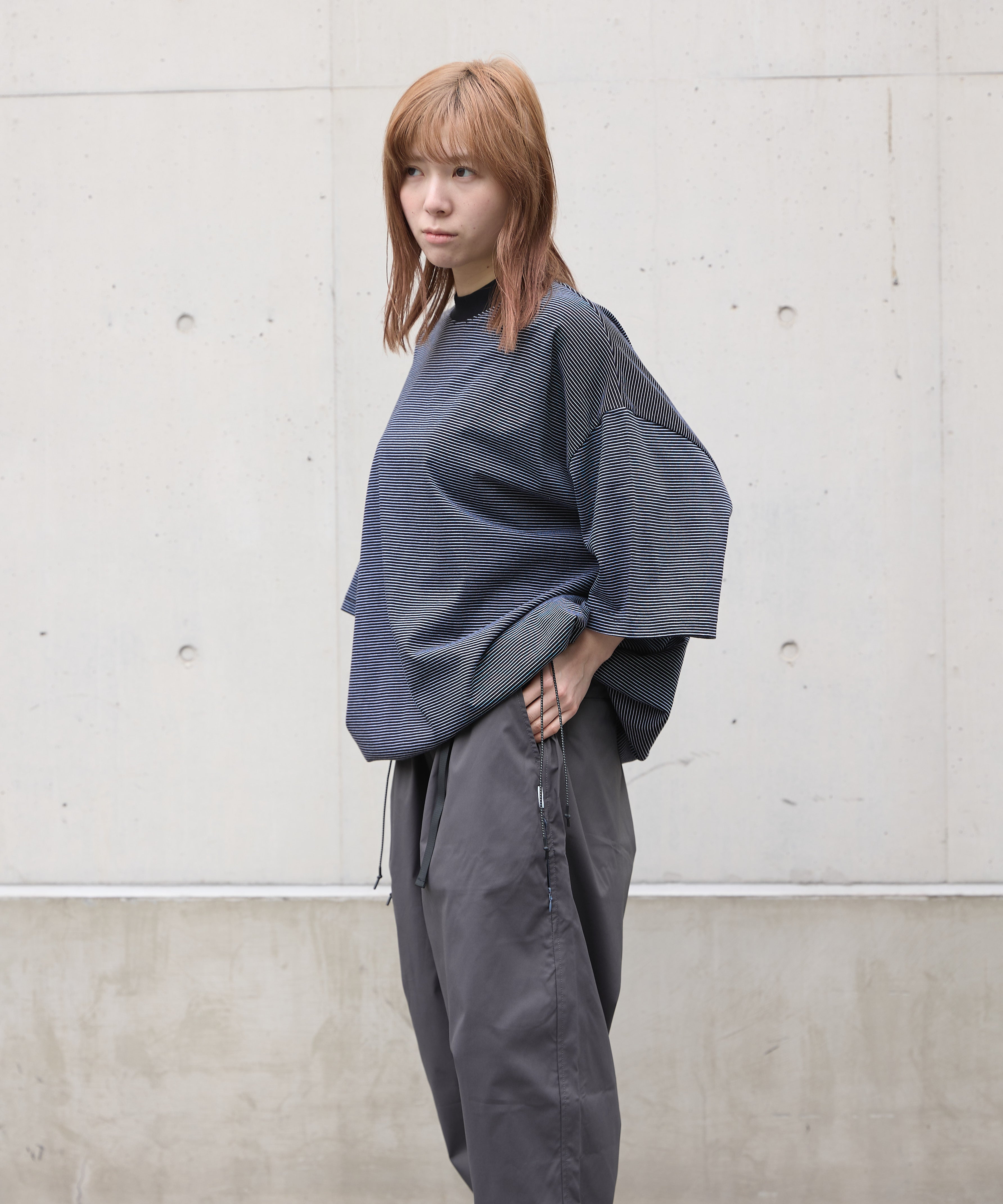 BORDER BALLOON TEE S/S