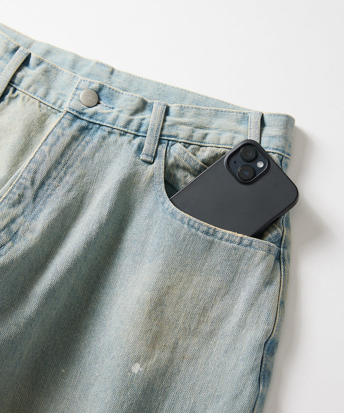 BAGGY DENIM VINTAGE DYED