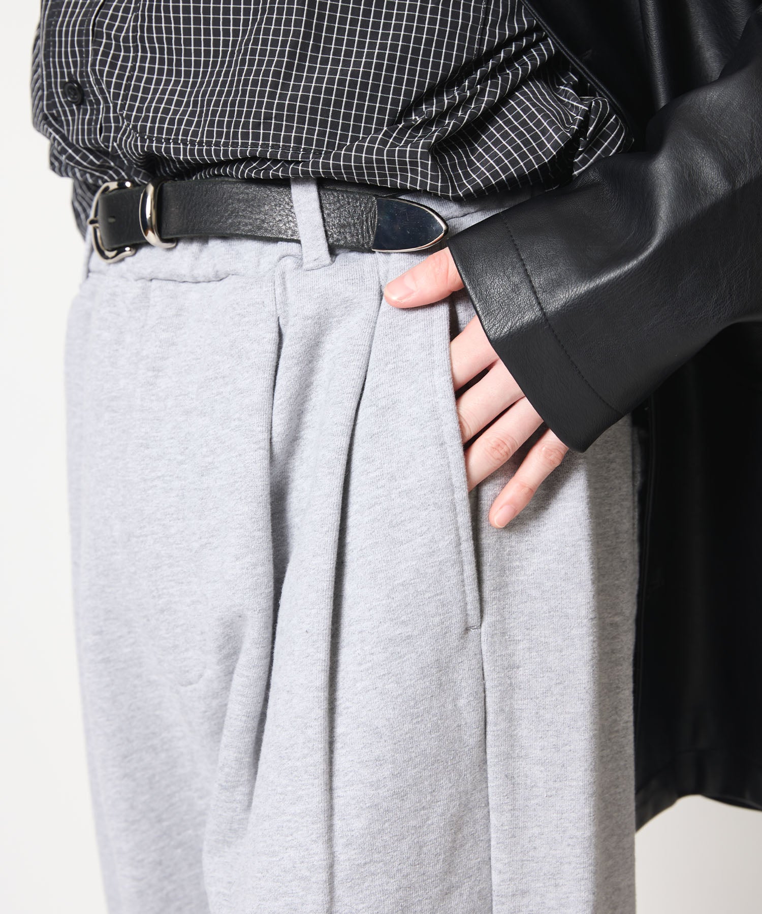 【3.13 FRI 18:00~ INSTOCK】2TUCK WIDE SWEAT PANTS