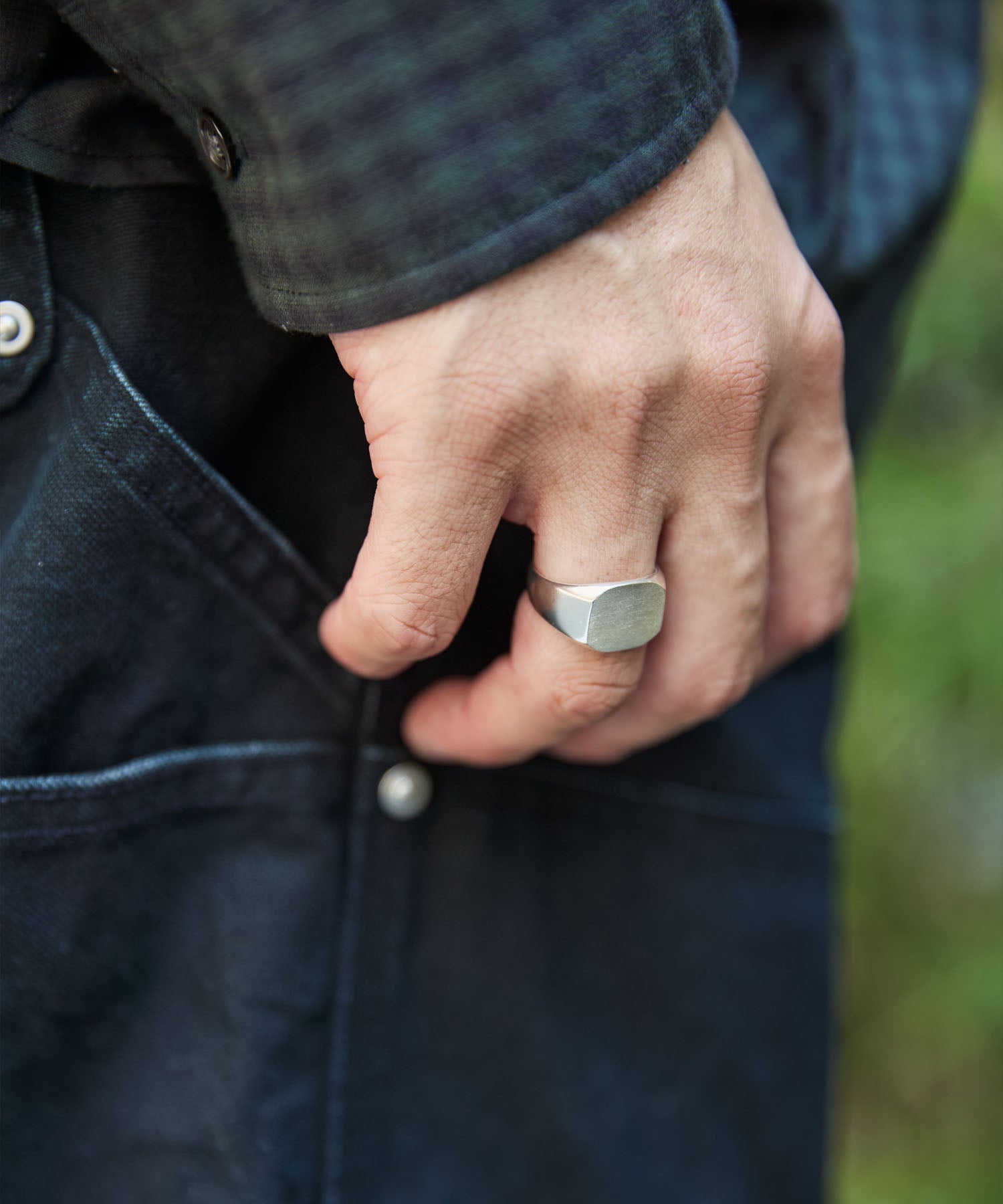 【2025.6.6 FRI 18:00~ INSTOCK】SATIN SIGNET RING