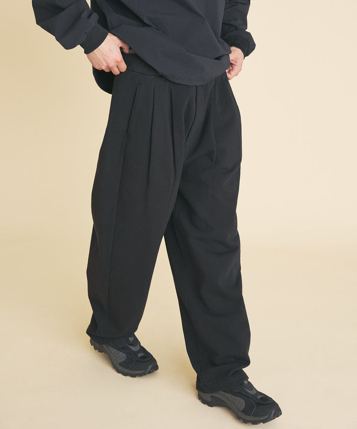 2TUCK WIDE SWEAT PANTS