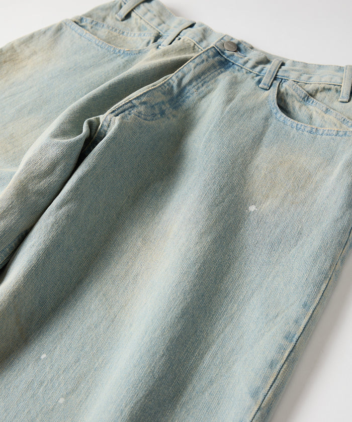 BAGGY DENIM VINTAGE DYED