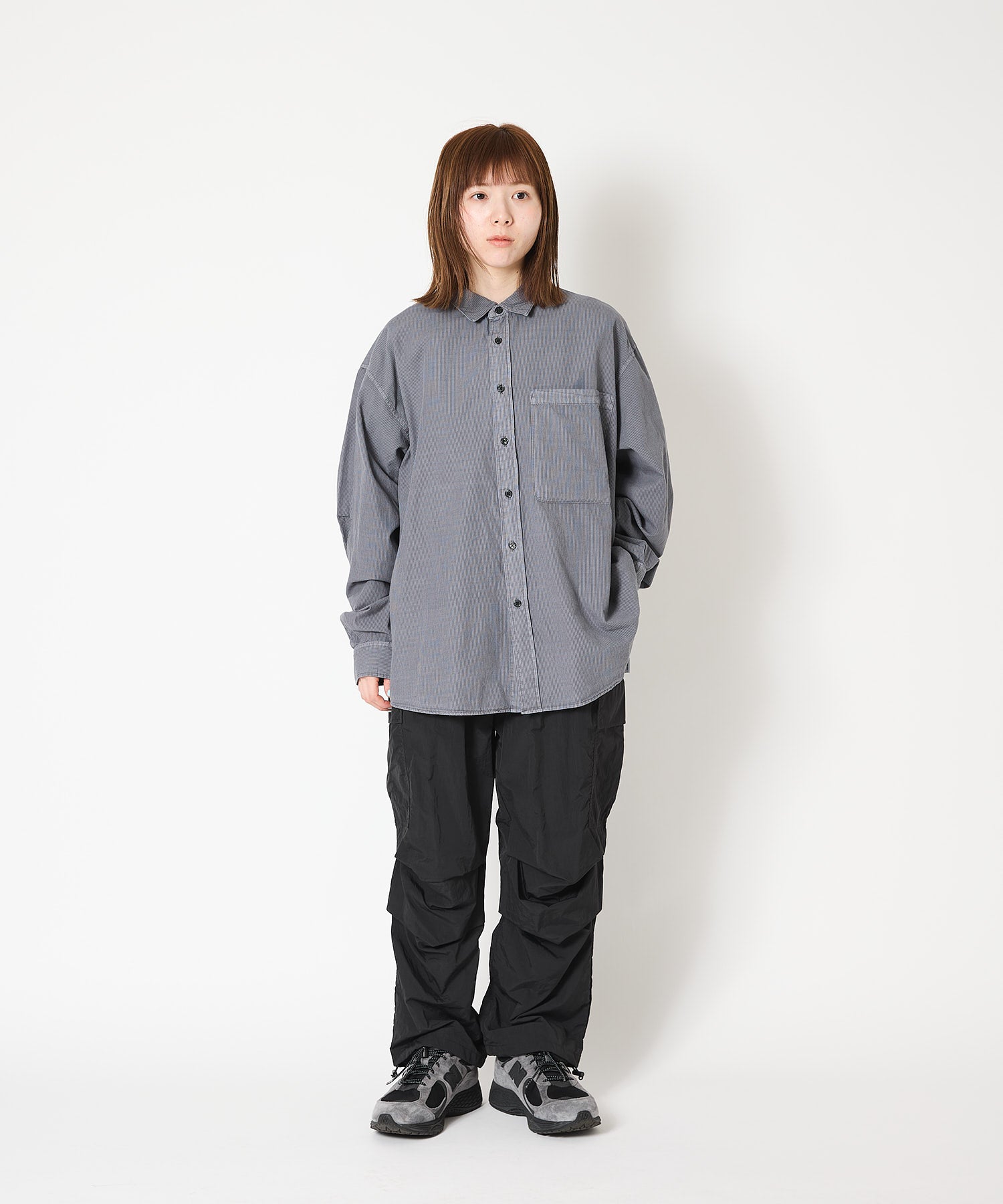 STRIPE TECH SHIRT L/S