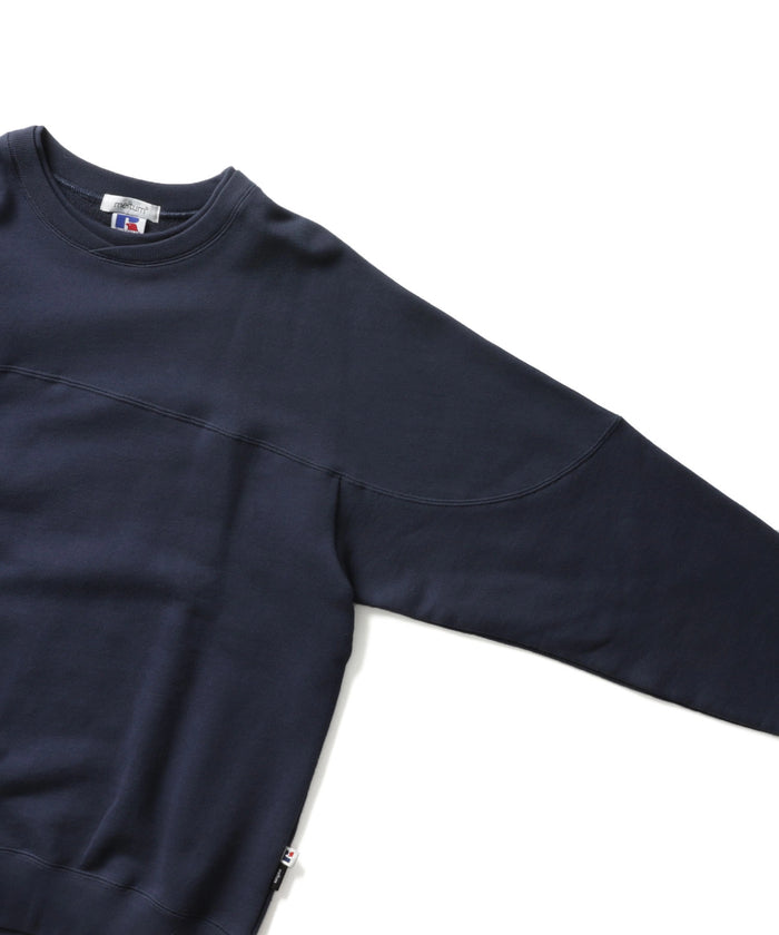 ×RUSSELL ATHLETIC "HIGH COTTON" CAP SHOULDER SWEATSHIRT
