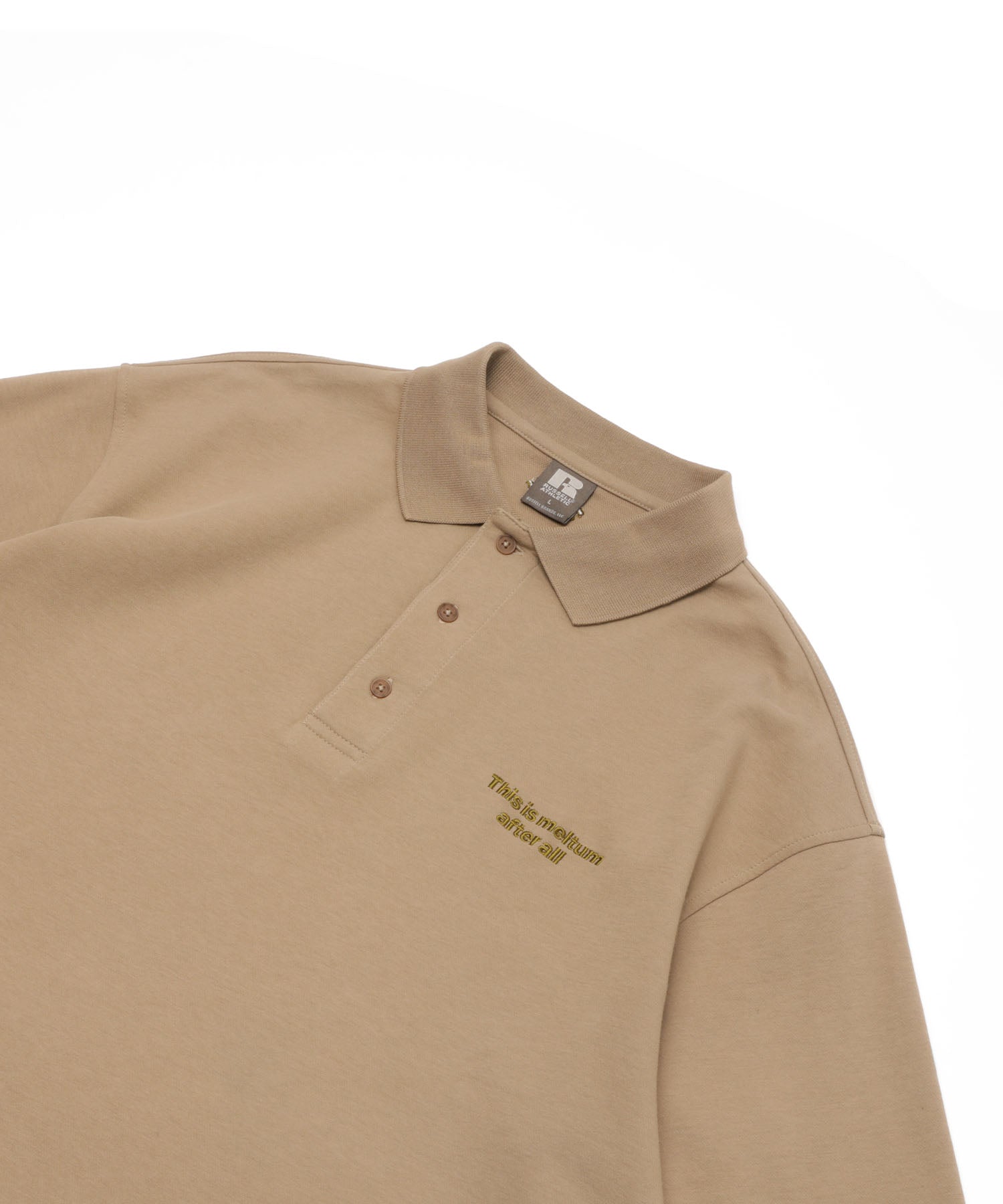 meltum × RUSSELL ATHLETIC OVERSIZE POLO SHIRT S/S