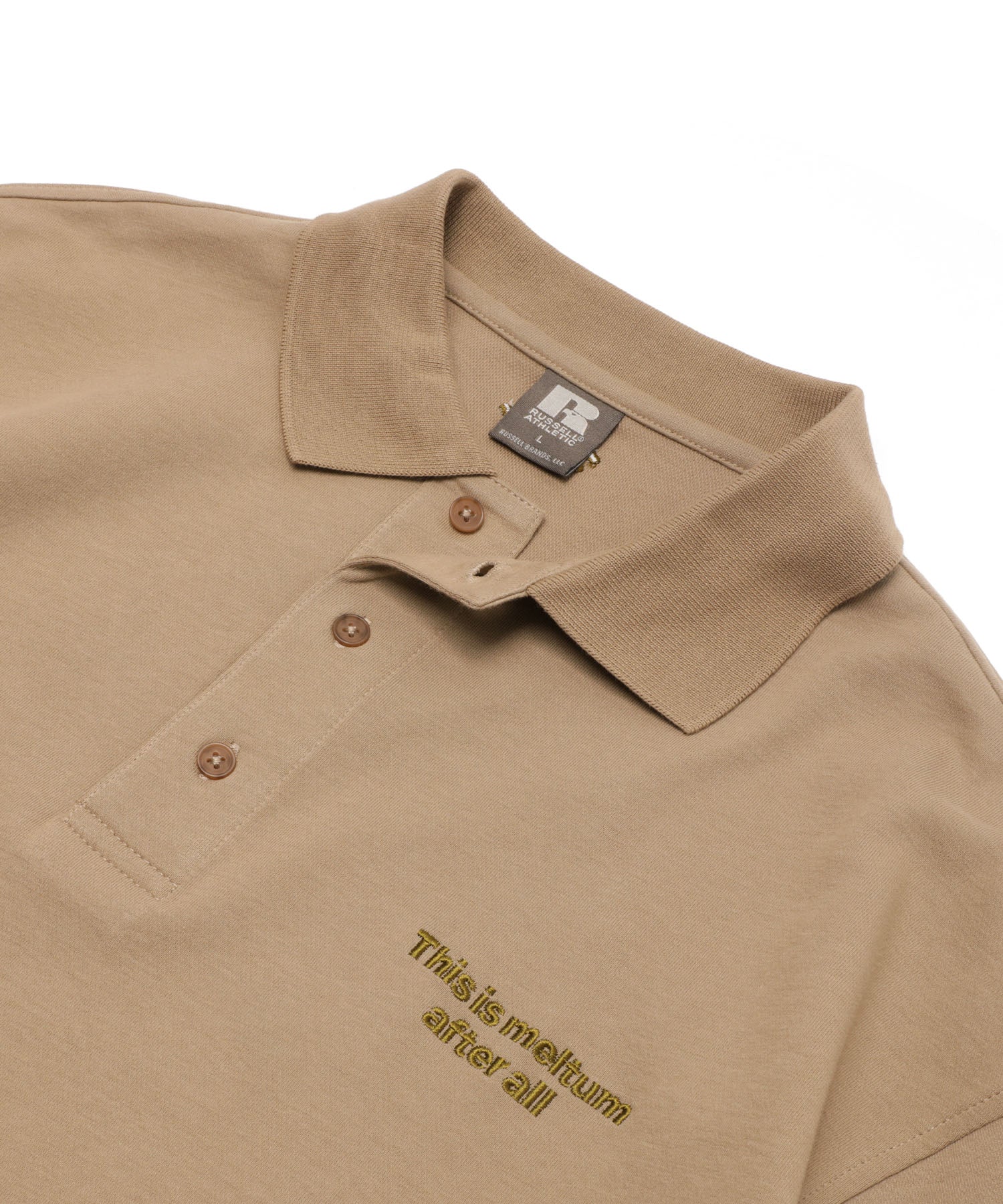 meltum × RUSSELL ATHLETIC OVERSIZE POLO SHIRT S/S