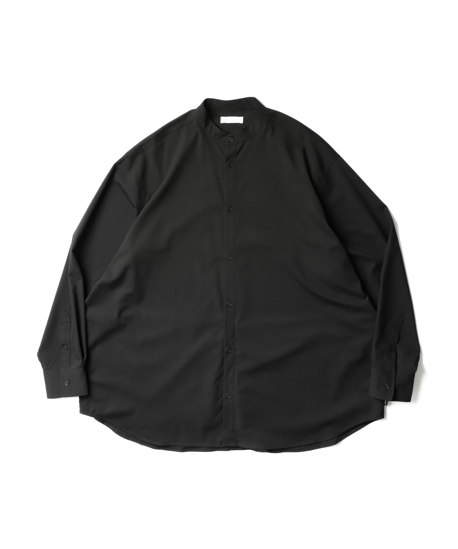 RAYON BAND COLLAR SHIRT